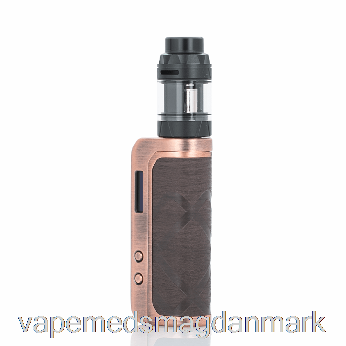 Vape Med Smag Augvape Foxy One 120w Startsæt Kobbertræ Mønster Læder